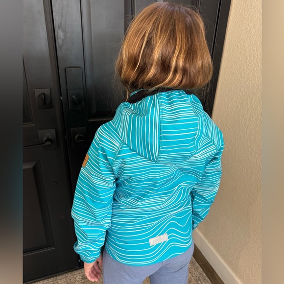REIMA VANTTI SOFT SHELL FLEECE LINED JACKET KIDS SZ 9Y EU 134 RAIN SNOW - Picture 8 of 10